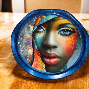 NORE’S NOVELTIES Single Handcrafted Ashtray-styled  Coaster “MAJA”